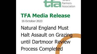 Natural England Must Halt Assault on Grazing until Dartmoor Review Process Completed #shorts