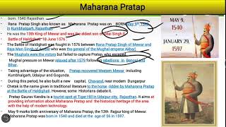 Maharana Pratap |  Important Personalities of 2020-21 | India & the World  | UPSC CSE/IAS 2021 |