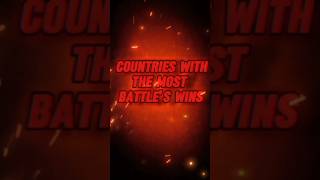 Countries With The Most Battle's Win #countryballs #trending