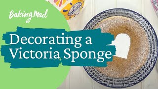 How to Decorate your Victoria Sponge 3 Ways | Baking Mad