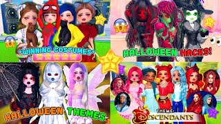 ONE HOUR OF HALLOWEEN COSTUMES, IDEAS AND HACKS on Dress To Impress DTI on Roblox