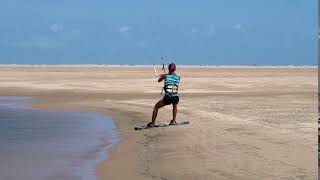 Kitesurfing Technique - Beach Start Back Roll