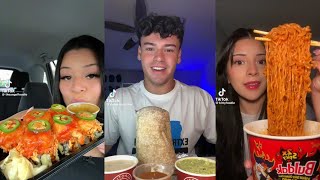 1 hour tiktok mukbang compilation part-100| sushi,ramen,burrito and more