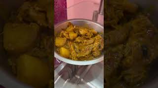 Mouth watering Chicken curry for dinner #trending #food #dinner #chicken #shorts #youtubeshorts