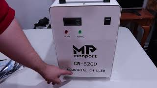 Watch Your Productivity Skyrocket with Monport 6L CW-5200 Laser Water Chiller!