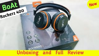 BoAt Rockerz 400 wireless bluetooth headphone Unboxing and Review | boAt rockerz 400 full review