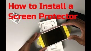 How To Install Glass Screen Protector For iPhone 8/7/6s/6