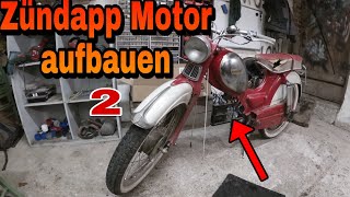 Zündapp Super Combinette 429 Motor Überholung//Motor neu aufbauen//Teil 2