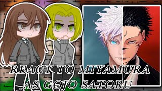 JJK||🇷🇺🇬🇧Horimiya react to Miyamura as Gojo Satoru || React to JJK || Gacha club