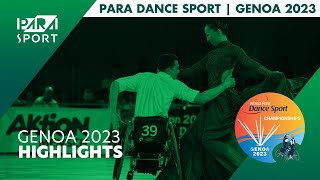 Genoa 2023 | World Para Dance Sport Championships | Highlights | PARA SPORT