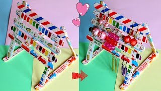 DIY | Cute | Popsicle Stick | Washi Tape | Earring Holder