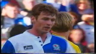 EPL 1997 Blackburn Rovers 3 vs Leeds United 4 at Ewood Park