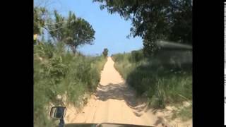 Driving in Ponta Do Ouro, Mozambique