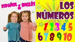 NÚMEROS EN ESPAÑOL E INGLÉS PARA NIÑOS 🧒🧒 | Aprende los números del 1 al 10 de la manera más fácil