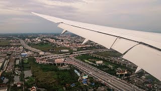 Oman Air Boeing 787-8 Dreamliner LANDING at Bangkok Suvarnabhumi Airport (BKK)