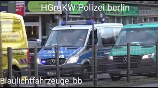 [Drehspiegel/dauerhorn] Einsatzfahrt HGruKW Polizei Berlin