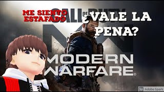 ¿Comprar COD MODERN WARFARE o solo jugar al WARZONE?