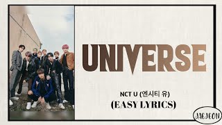 NCT U (엔시티 유) - Universe (let's play ball) Easy lyrics