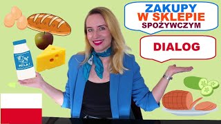 LEARN POLISH: GROCERY STORE SHOPPING  (DIALOG W SKLEPIE SPOŻYWCZYM)/ ENGLISH SUBTITLES