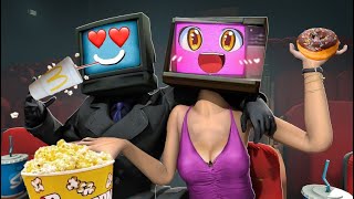 TV Woman LOVESTORY! vs SKIBIDI Toilets | Garry's Mod | with HealthBars