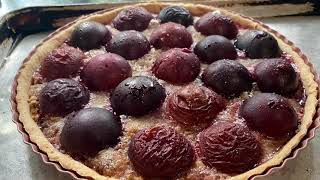 Italian Plum and Almond Tart, unique and delicious recipe!