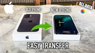 How To Transfer All Data from Your Old iPhone to your New iPhone 16, 16 Pro & Pro Max (EASY GUIDE)