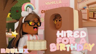 We Were Hired For a Kid's BIRTHDAY PARTY! *ICE CREAM Costume* Roblox Bloxburg Roleplay