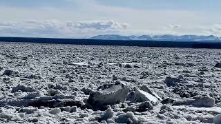 My Life in Arctic- (119)- Mackenzie River Ice Break Up! (2)