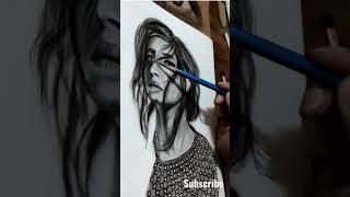 Face Drawing | Shorts | Charcoal Drawing