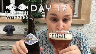 FREE BELGIAN BEER! || KIMCHI WAFFLES TOUR 2016 || Day 17