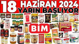 BU HAFTA SALI BİM'DE✅BİM 18 HAZİRAN 2024 | BİM AKTÜEL TEMEL GIDA VE ŞARKÜTERİ | BİM BU HAFTA SALI