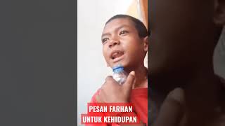 FARHAN ABIMANO BERPESAN KEPADA UMAT #farhanabimano #bocahviral #pesulapmerah #pengobatanalternatif