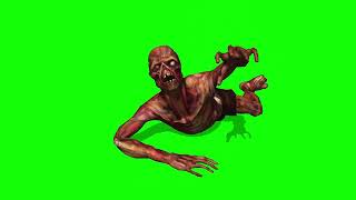 Scary Zombie Crawling Green Screen Effects Video | #greenscreen#trending  #zombiesurvival