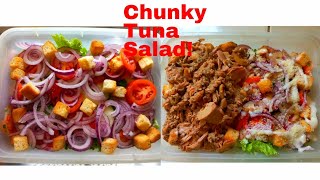 How To Make a Chunky Tuna Vegetable Salad!