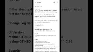 Realme UI 4 ! on neo 3 in india