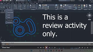 Review Video - AutoCAD Basics - Drawing 2D Drawings