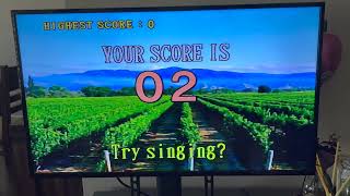 Magic Sing ED-8000 Score 02; Try Singing?