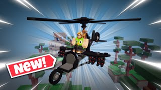 *NEW* Roblox Bedwars Update! (Attack Helicopter)