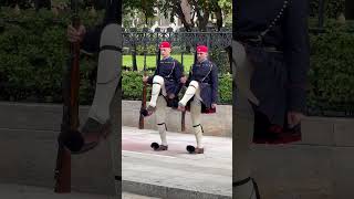 Touching Toes? Greek Presidential Guards in Athens #shorts #travel