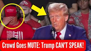 SHOCKING Moment: Trump Can’t Speak and the Crowd Goes Silent!