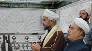 رئيس الطريقه العليه القادريه الوليانيه السيد الشيخ وريا سعيد البرزنجي عند الشيخ عبدالقادر الكيلاني