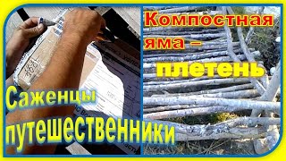 Как мы заказали саженцы через интернет. Компостная яма без единого гвоздя.