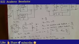 Voltage Series Feedback Amplifier 📢 Derivation of output resistance with feedback #amplifier