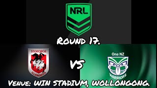 NZ Warriors vs St George Illawarra Dragons, Match Vlog and Highlights (Crowd View).