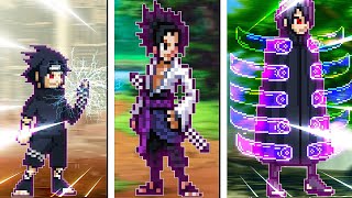 A CADA VITÓRIA O SASUKE EVOLUI NO MUGEN *evolução mais demorada*