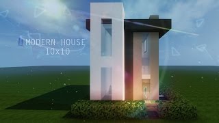 Minecraft Modern House 10x10 #1