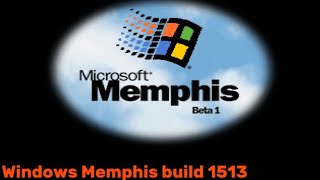 Windows Memphis beta 1 build 1513