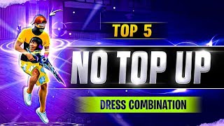 NEW TOP 5 FREESTYLE DRESS COMBINATION FOR MOVEMENT || DRESS UP LIKE BD AND INDIA SERVER PLAYERS