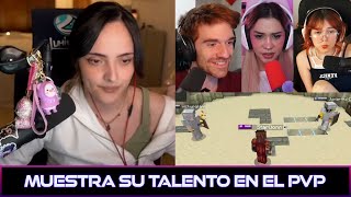 VICKY GANA SU PRIMER PVP EN DEDCRAFT #vickypalami #twitch