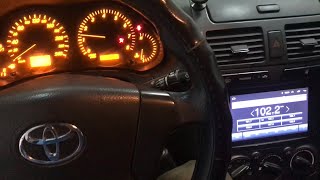 Ошибка airbag подушки, глюк мультимедии на руле, замена рулевого шлейфа на Toyota Avensis 2 T250